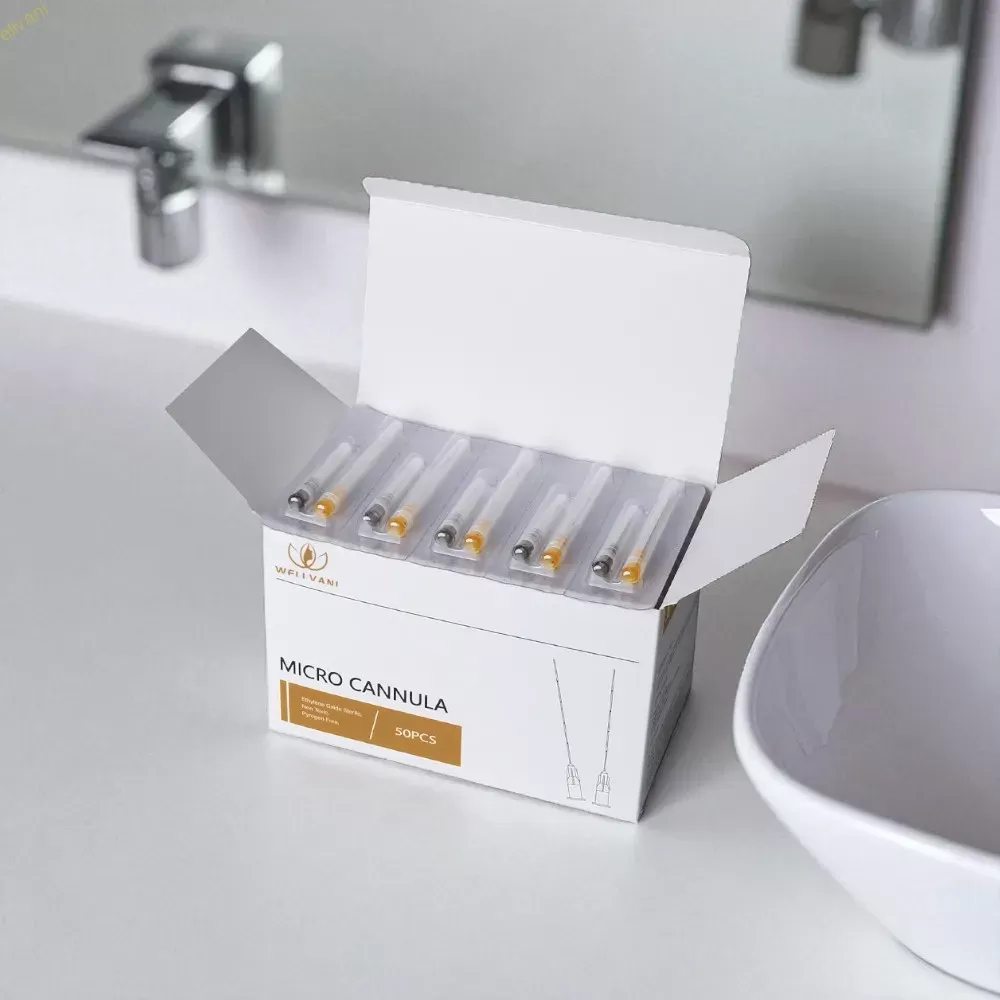 Micro Cannula 25G50mm for filler injection Wellvani Micro Cannula 25G50mm for filler injection Wellvani