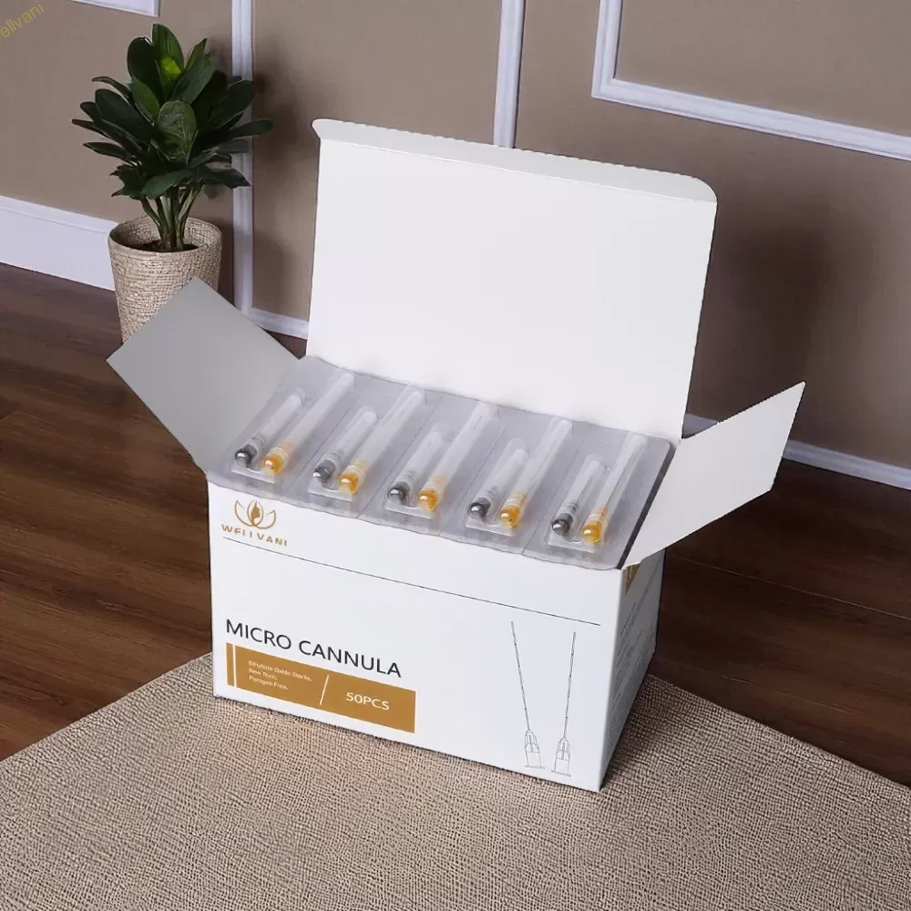 Micro Cannula 25G50mm for filler injection Wellvani Micro Cannula 25G50mm for filler injection Wellvani