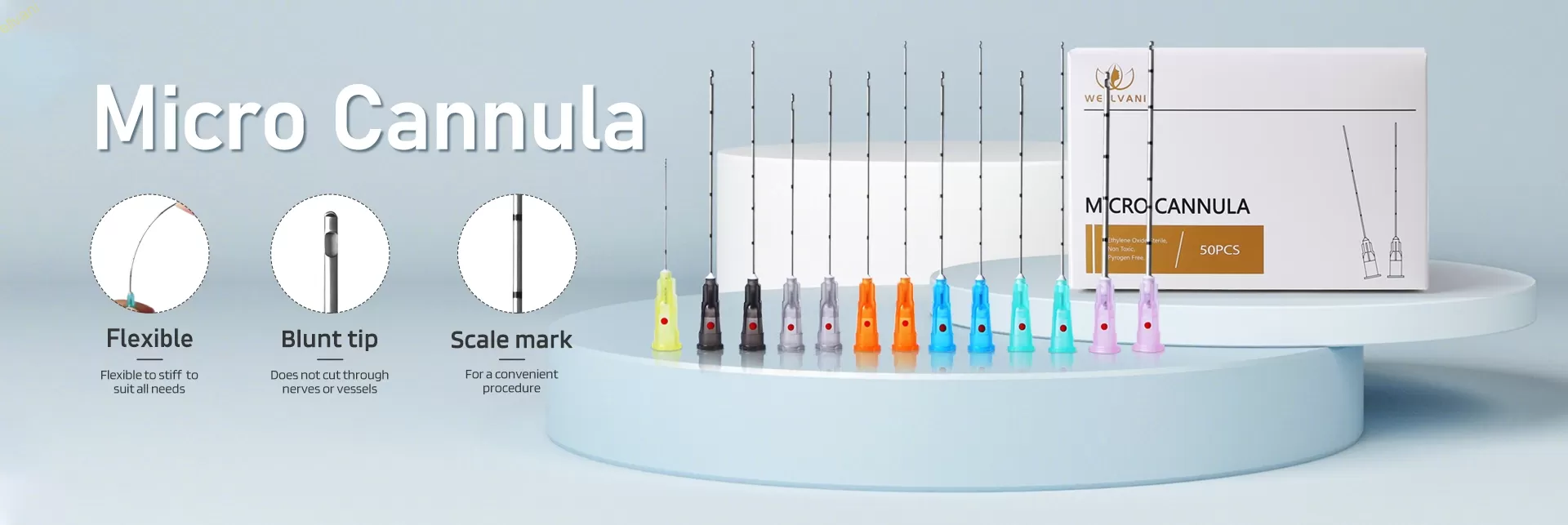 Micro Cannula for filler and skin booster injection