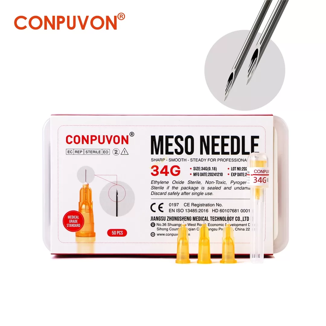 CONPUVON Meso Needle 34G4mm Premium capsule packaging