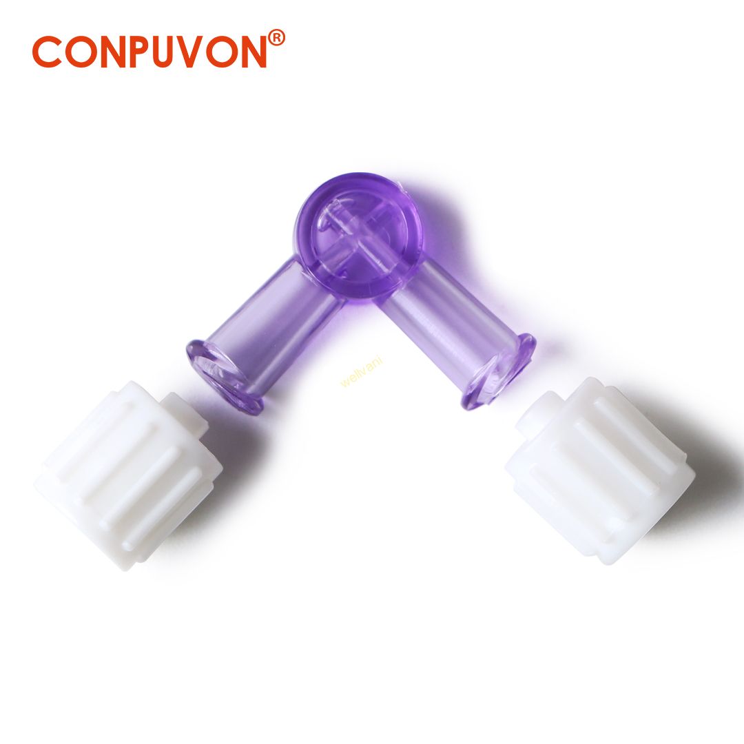 CONPUVON 2 Way Stopcock L type